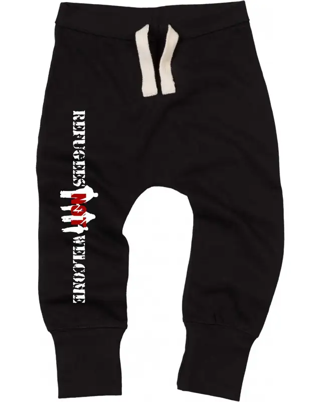 Baby Jogginghose "Standard" (Refugees Not Welcome)