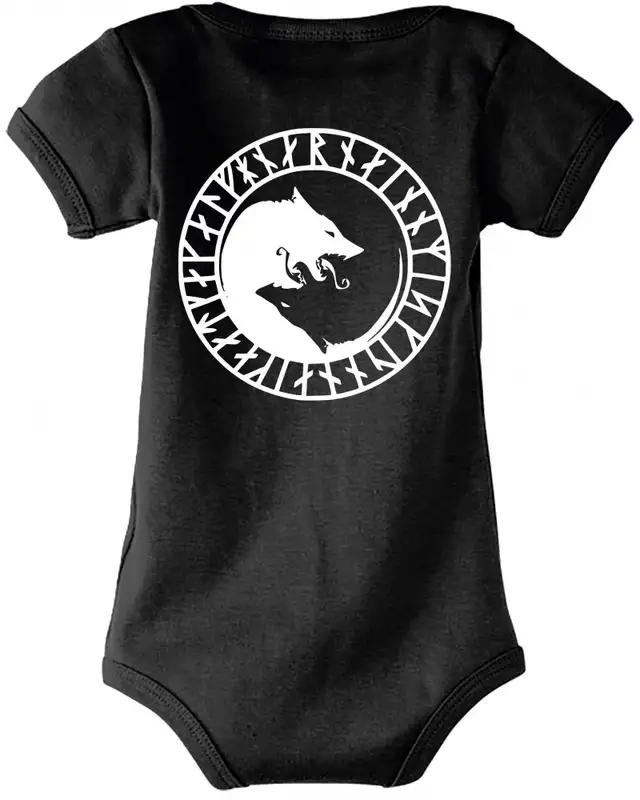 Baby Kurzarm Body (Fenrir) Bild 2