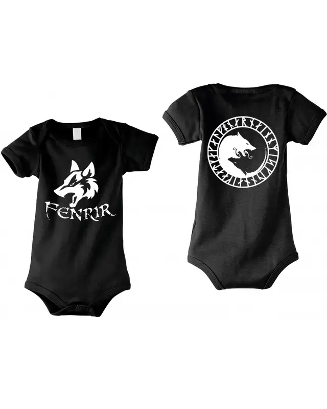 Baby Kurzarm Body (Fenrir) Bild 3