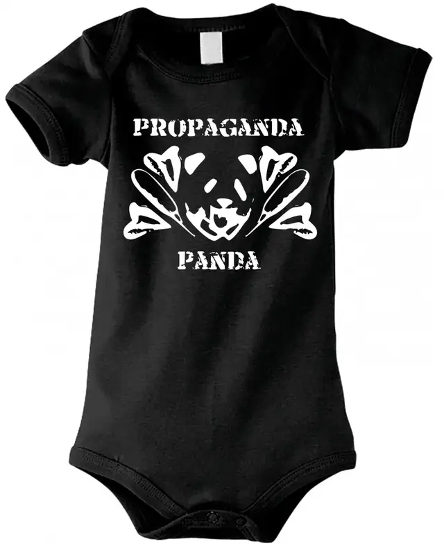 Baby Kurzarm Body (Propaganda Panda)