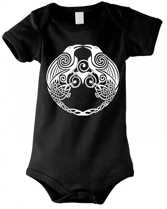 Baby Kurzarm Body (Raben)