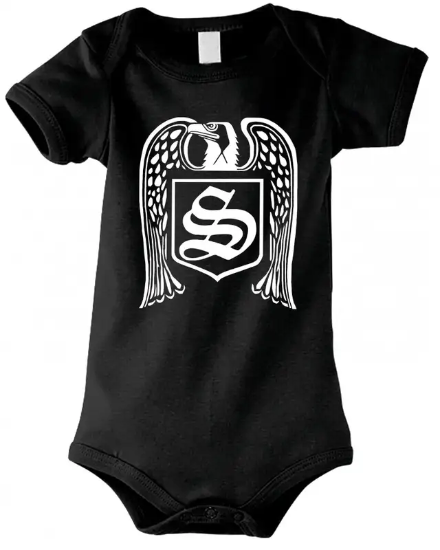 Baby Kurzarm Body (Skrewdriver, Adler)
