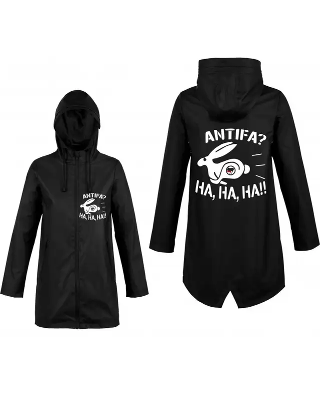 Bestickte Damen Jacke "Hell" (Antifa, ha ha ha) Bild 3