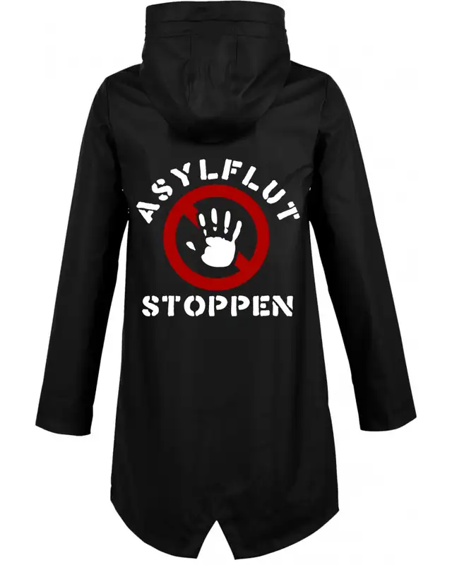 Bestickte Damen Jacke "Hell" (Asylflut stoppen) Bild 2