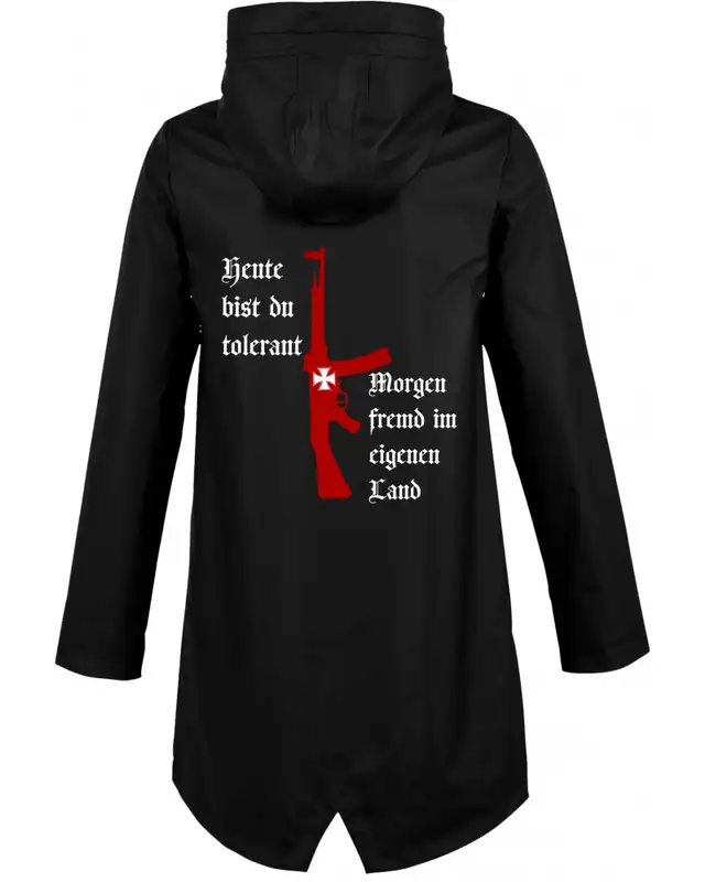 Bestickte Damen Jacke "Hell" (Heute tolerant morgen fremd im eigenen Land) Bild 2
