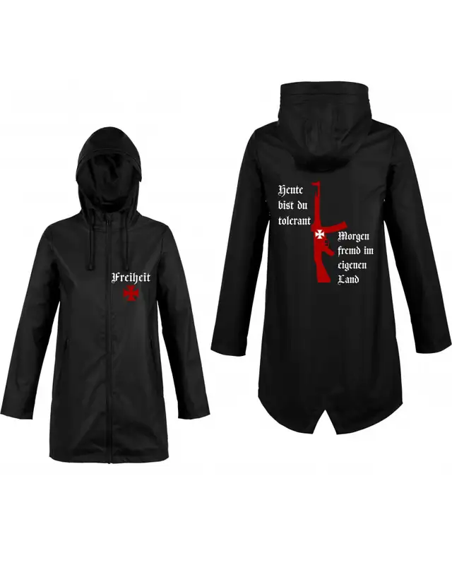 Bestickte Damen Jacke "Hell" (Heute tolerant morgen fremd im eigenen Land) Bild 3