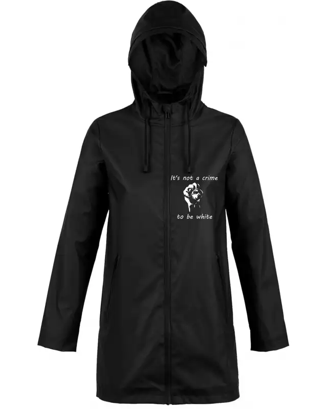 Bestickte Damen Jacke "Hell" (Its not a crime to be white)