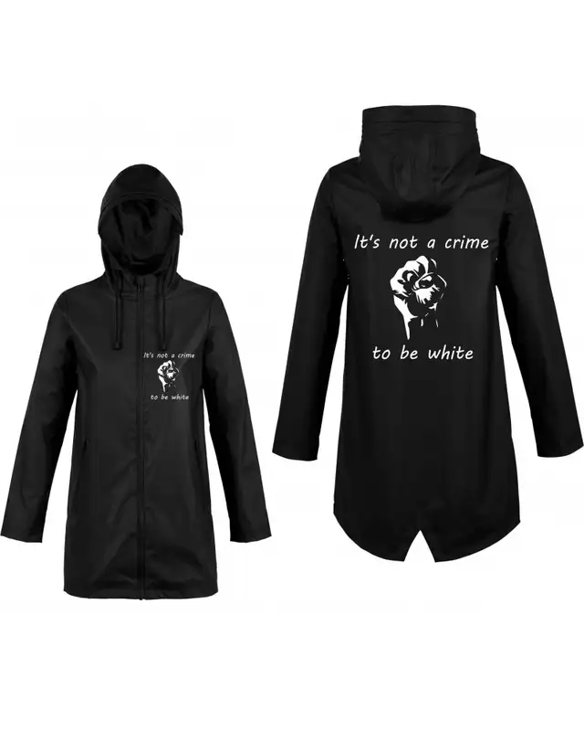 Bestickte Damen Jacke "Hell" (Its not a crime to be white) Bild 3