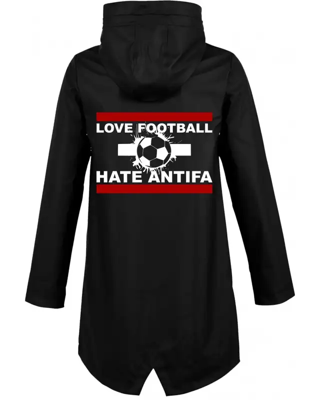 Bestickte Damen Jacke "Hell" (Love Football hate Antifa) Bild 2