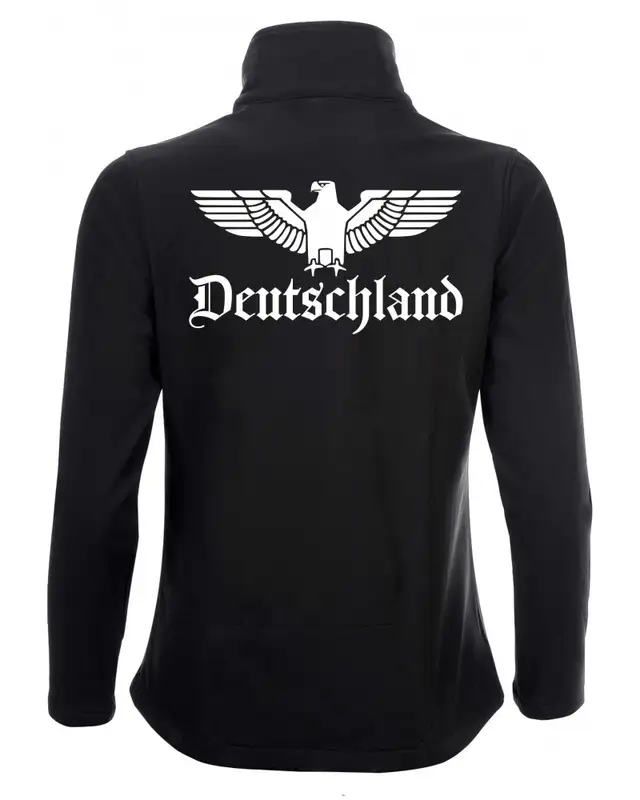 Bestickte Damen Softshell Jacke "2 Lagen" (Adler, Deutschland) Bild 2