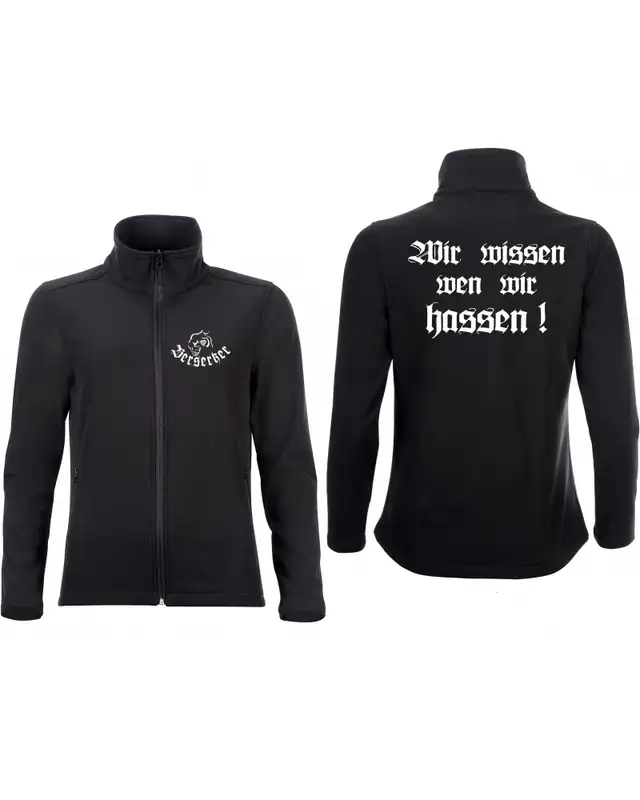 Bestickte Damen Softshell Jacke "2 Lagen" (Berserker) Bild 3