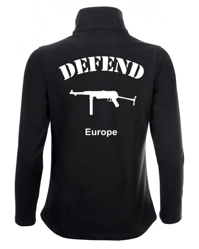 Bestickte Damen Softshell Jacke "2 Lagen" (Defend Europe) Bild 2