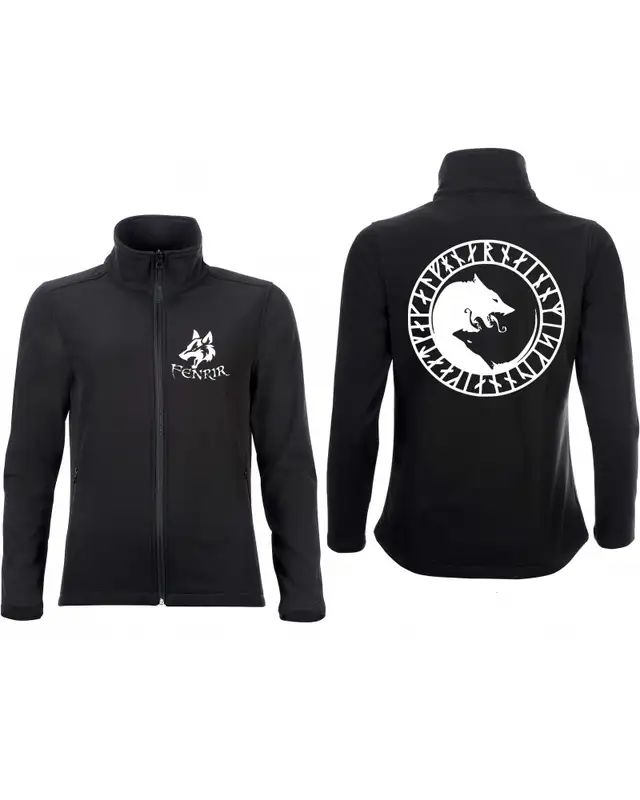 Bestickte Damen Softshell Jacke "2 Lagen" (Fenrir) Bild 3