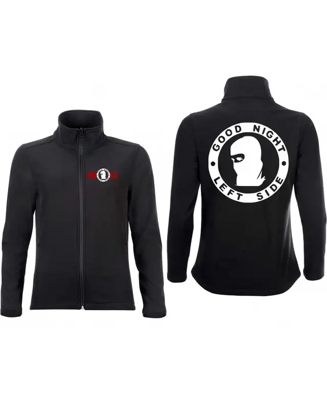 Bestickte Damen Softshell Jacke "2 Lagen" (Good night left side) Bild 3