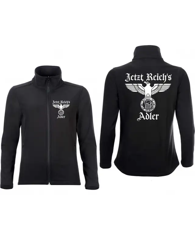Bestickte Damen Softshell Jacke "2 Lagen" (Jetzt Reichs Adler) Bild 3