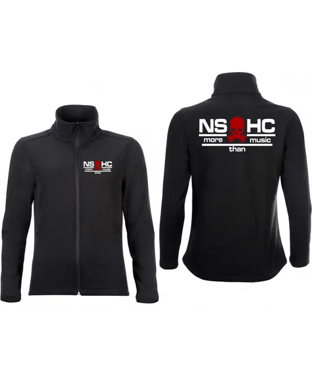 Bestickte Damen Softshell Jacke "2 Lagen" (NS HC, more than music) Bild 3