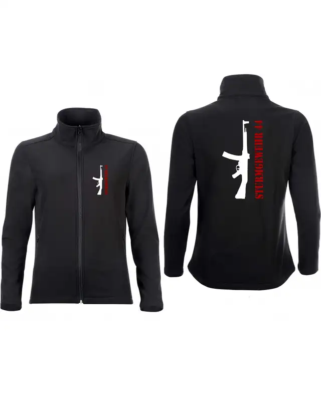 Bestickte Damen Softshell Jacke "2 Lagen" (Sturmgewehr 44) Bild 3