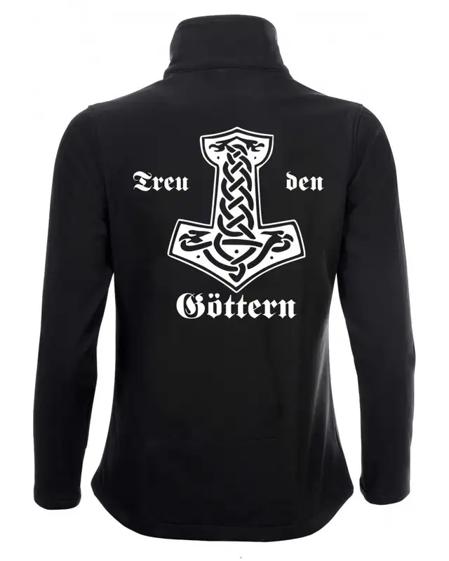 Bestickte Damen Softshell Jacke "2 Lagen" (Treu den Göttern) Bild 2