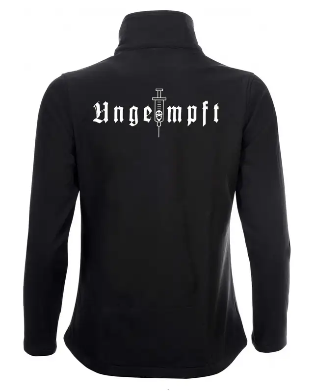 Bestickte Damen Softshell Jacke "2 Lagen" (Ungeimpft, Einfarbig) Bild 2