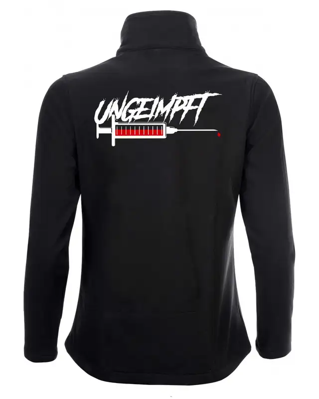 Bestickte Damen Softshell Jacke "2 Lagen" (Ungeimpft, Spritze) Bild 2