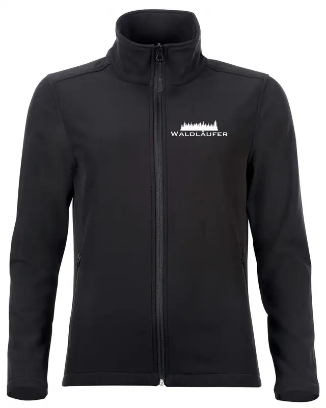 Bestickte Damen Softshell Jacke "2 Lagen" (Waldläufer)