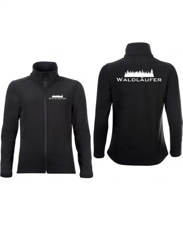 Bestickte Damen Softshell Jacke "2 Lagen" (Waldläufer) Bild 3