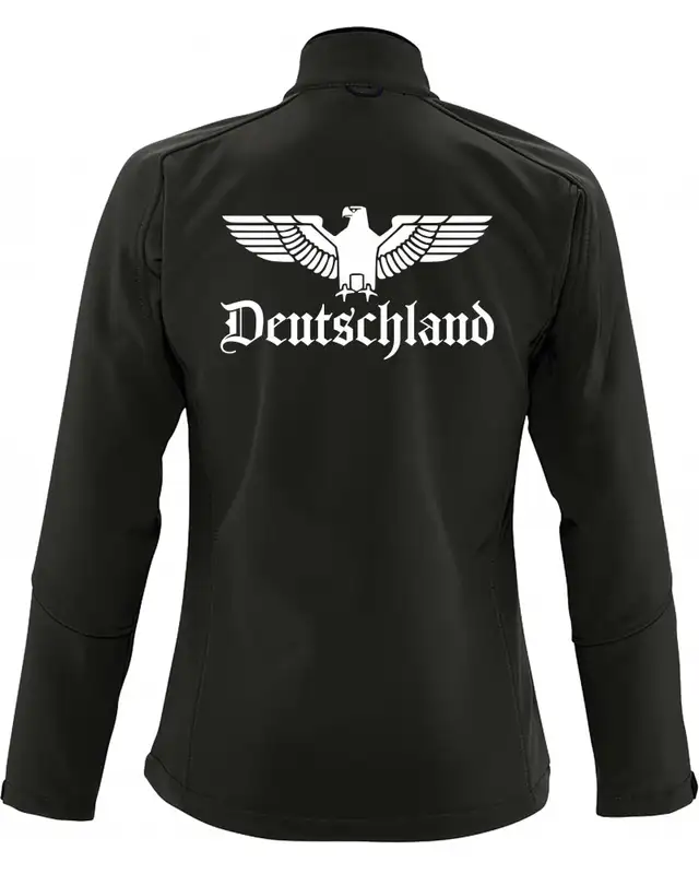Bestickte Damen Softshell Jacke "3 Lagen" (Adler, Deutschland) Bild 2