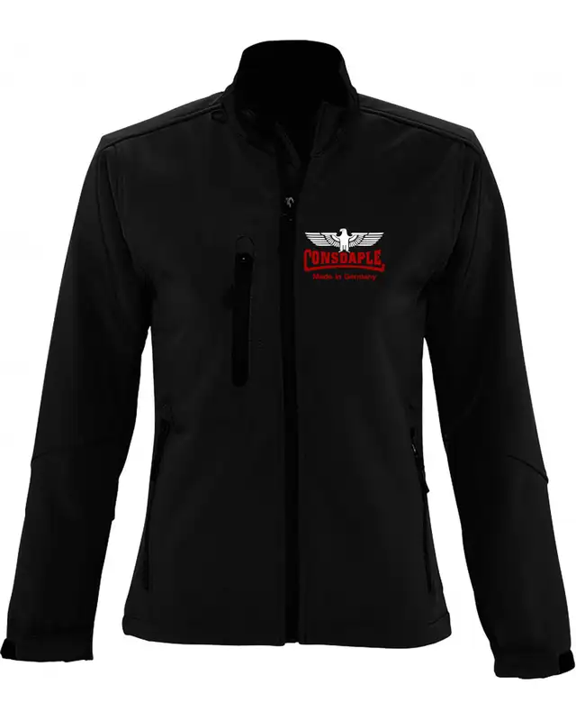 Bestickte Damen Softshell Jacke "3 Lagen" (Consdaple, Adler made in Germany)