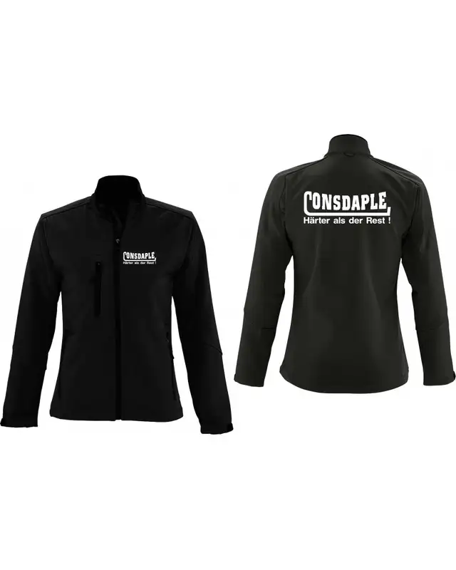 Bestickte Damen Softshell Jacke "3 Lagen" (Consdaple, härter als der Rest) Bild 3