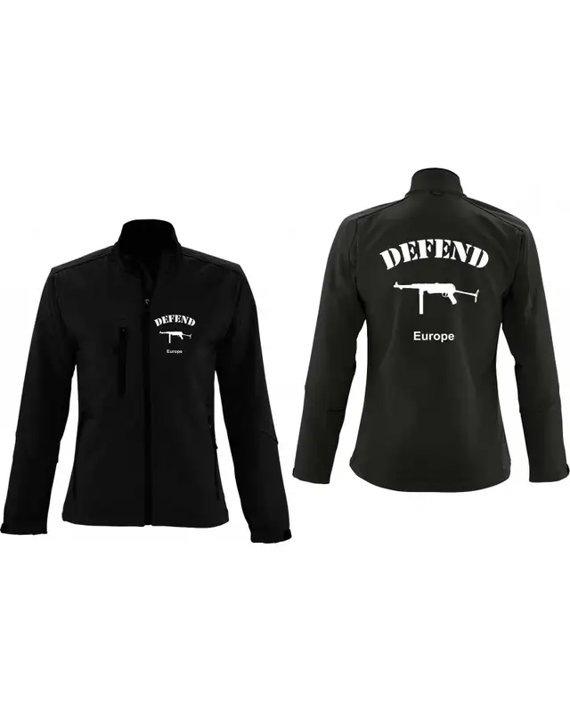 Bestickte Damen Softshell Jacke "3 Lagen" (Defend Europe) Bild 3