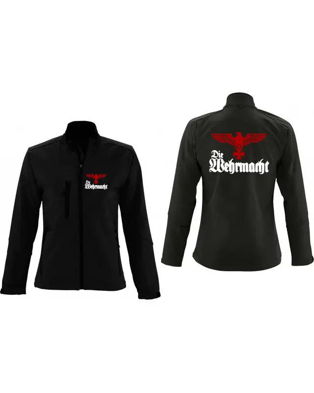 Bestickte Damen Softshell Jacke "3 Lagen" (Die Wehrmacht) Bild 3
