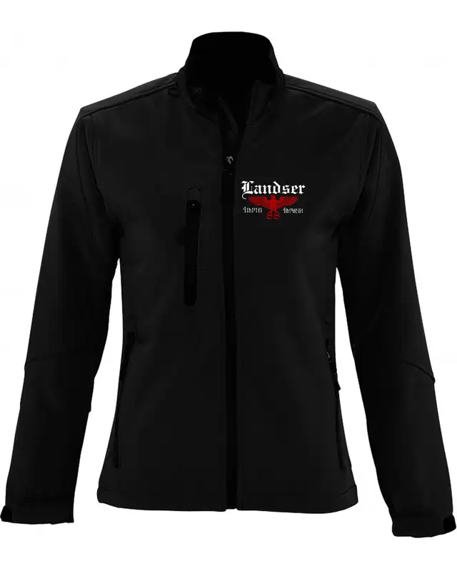 Bestickte Damen Softshell Jacke "3 Lagen" (Landser, Adler 88)