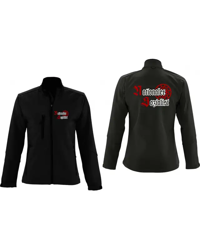 Bestickte Damen Softshell Jacke "3 Lagen" (Nationaler Sozialist) Bild 3