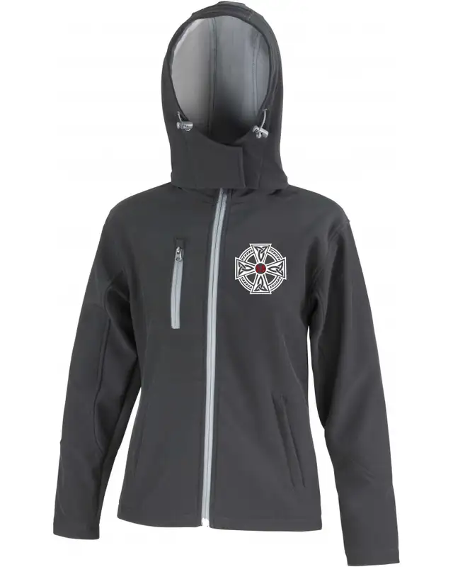 Bestickte Damen Softshell Kapuzenjacke (Celtic 88)