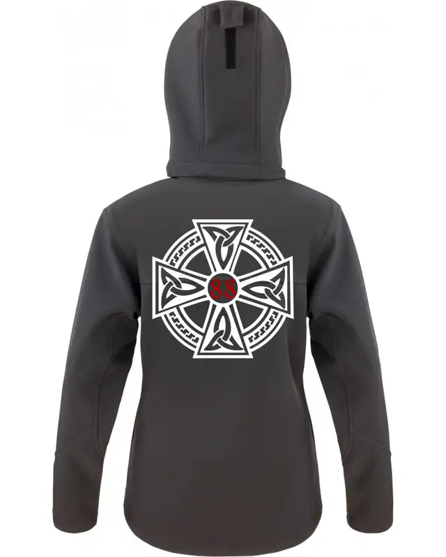 Bestickte Damen Softshell Kapuzenjacke (Celtic 88) Bild 2