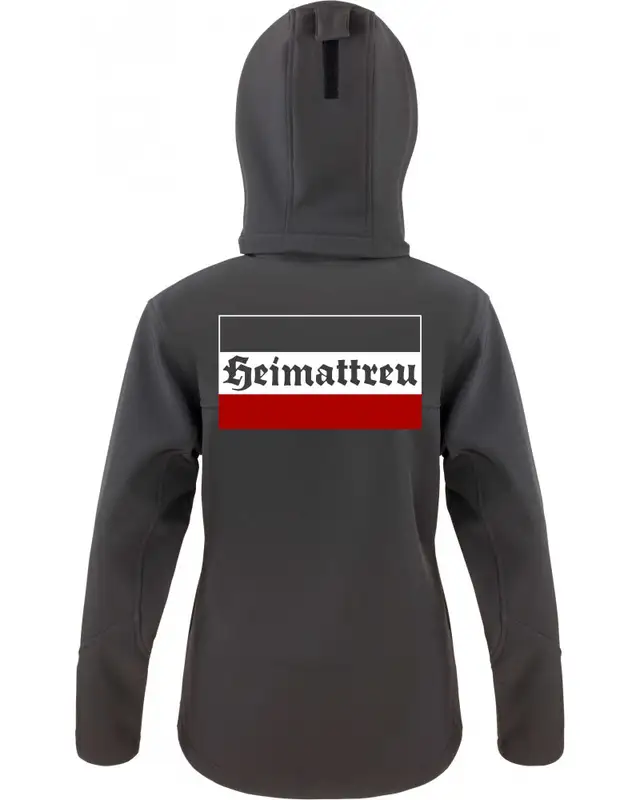 Bestickte Damen Softshell Kapuzenjacke (Heimattreu) Bild 2