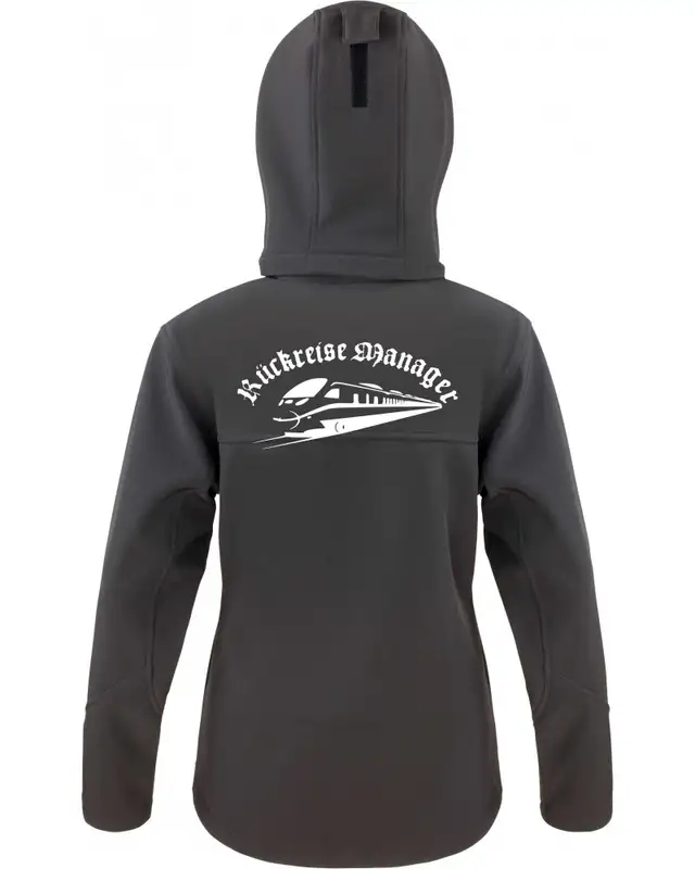 Bestickte Damen Softshell Kapuzenjacke (Rückreisemanager) Bild 2