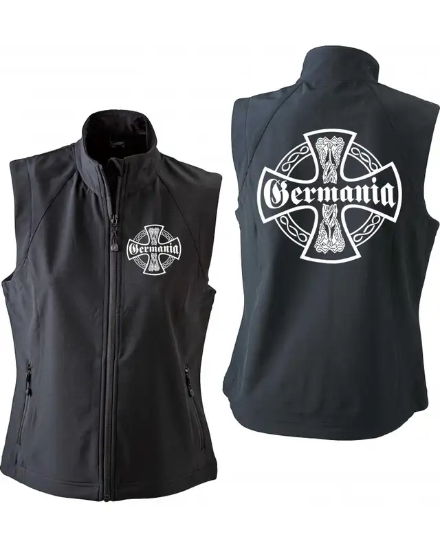 Bestickte Damen Weste (Germania, Kreuz) Bild 3