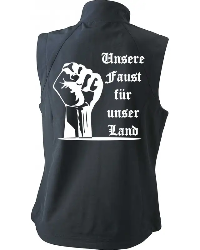 Bestickte Damen Weste (Unsere Faust für unser Land) Bild 2