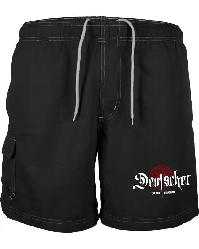Bestickte Herren Badehose (Deutscher, zäh und standhaft)