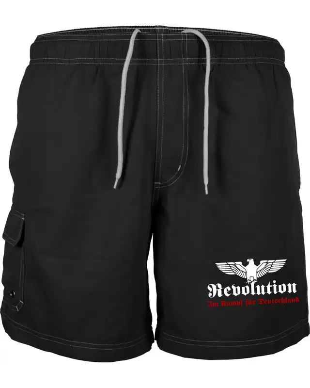 Bestickte Herren Badehose (Revolution Deutschland)
