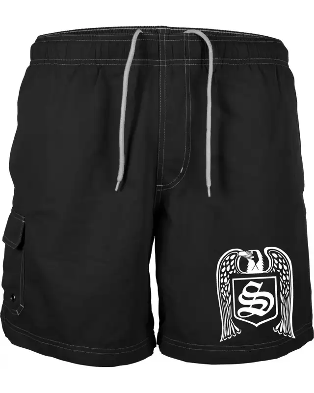 Bestickte Herren Badehose (Skrewdriver, Adler)
