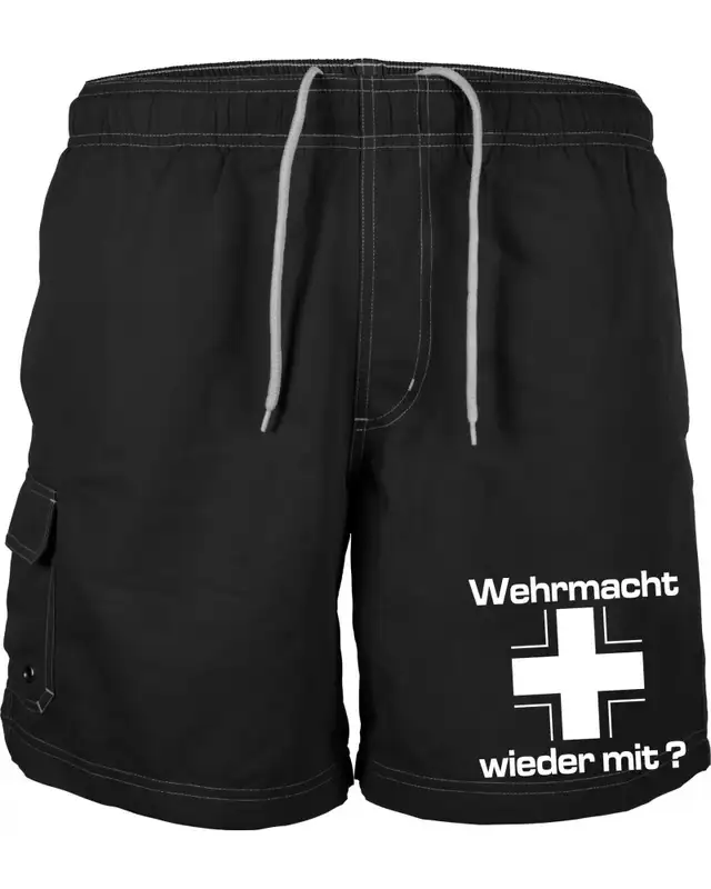 Bestickte Herren Badehose (Wehrmacht wieder mit)