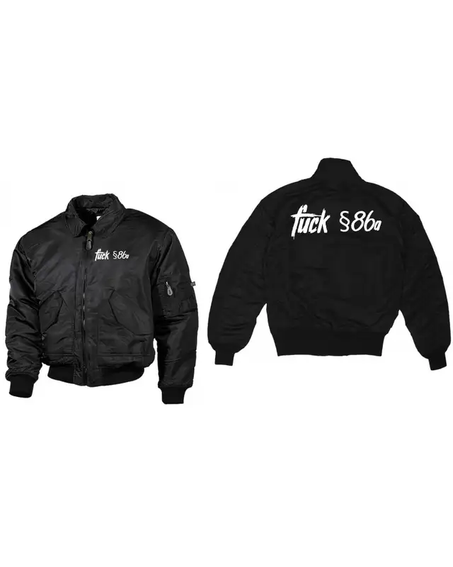 Bestickte Herren CWU Jacke (Fuck 86a) Bild 3