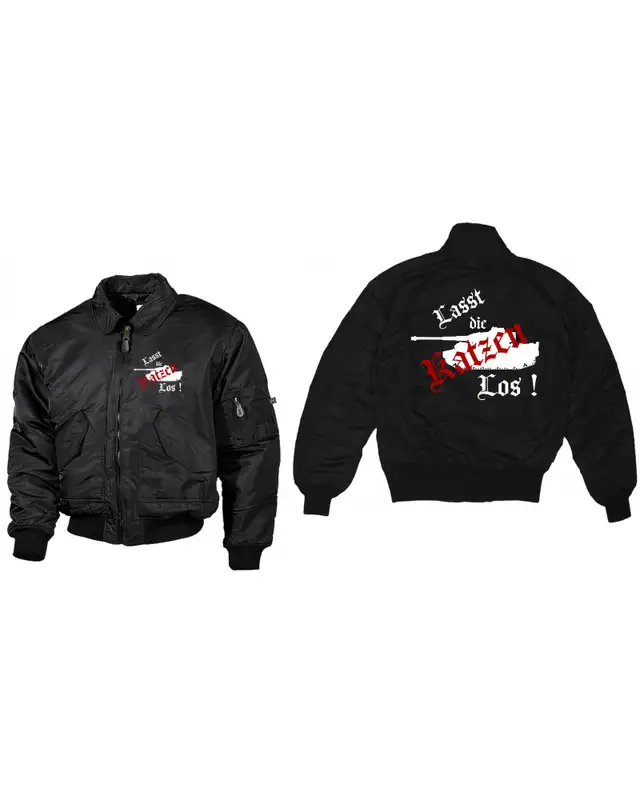 Bestickte Herren CWU Jacke (Lasst die Katzen los) Bild 3