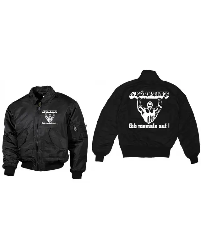 Bestickte Herren CWU Jacke (Störkraft gib niemals auf) Bild 3