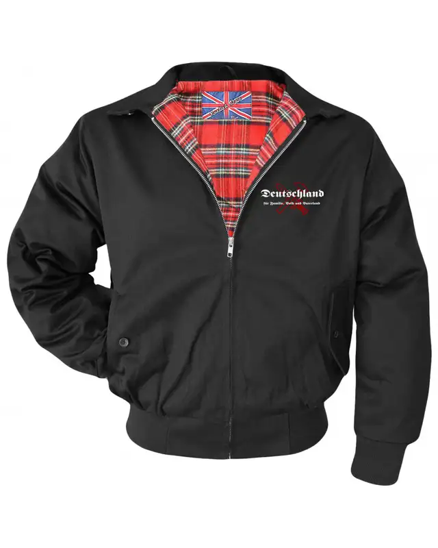 Bestickte Herren Harrington Jacke (Deutschland für Familie, Volk und Vaterland)