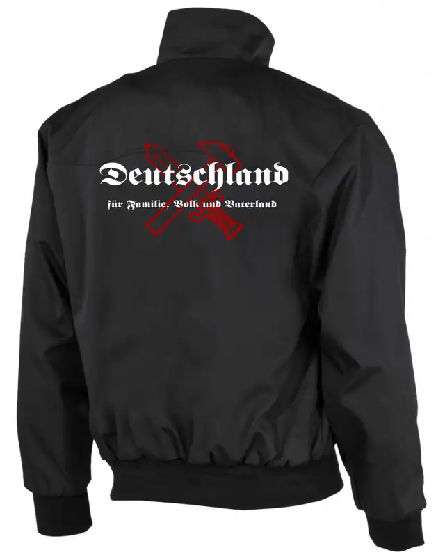 Bestickte Herren Harrington Jacke (Deutschland für Familie, Volk und Vaterland) Bild 2