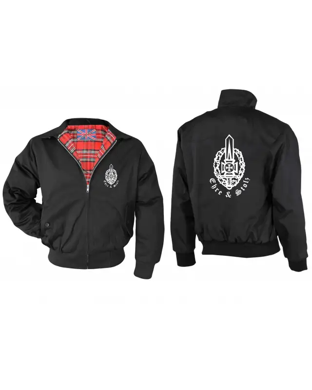 Bestickte Herren Harrington Jacke (Ehre & Stolz) Bild 3