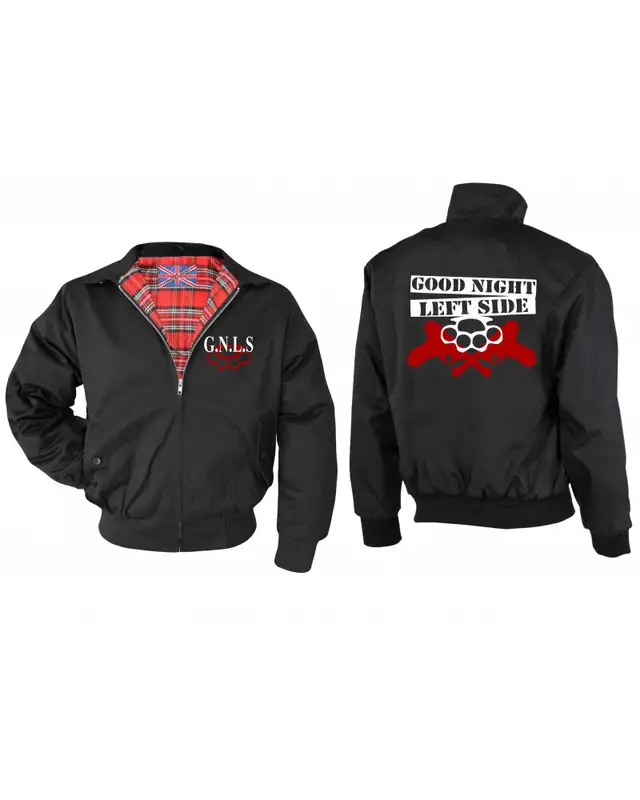 Bestickte Herren Harrington Jacke (GNLS, Schlagring) Bild 3